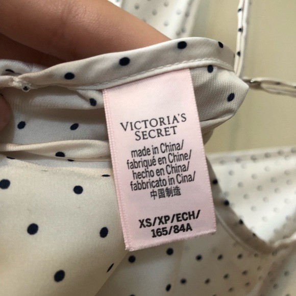 Victoria's Secret Satin Ruffle PolkaDot Midi Dress - Picture 5 of 5